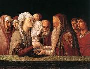BELLINI, Giovanni Presentation at the Temple  yrfuy oil painting reproduction